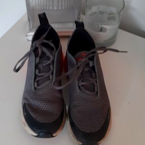 Nike Air gray and pink sneakers